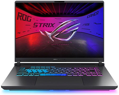 Asus ROG Strix G16 G615LP-U7161W 16" FHD+ 165Hz (Kern Ultra 7-255HX/16GB/1TB SSD/GeForce RTX 5070/W11 Startseite) Eclipse Gray (International English Tastatur)