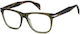 David Beckham Plastic Eyeglass Frame Brown Tort...