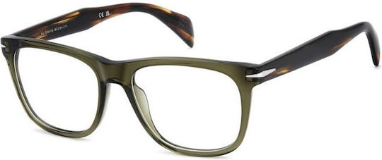 David Beckham Plastic Eyeglass Frame Brown Tortoise DB 1208 1QA