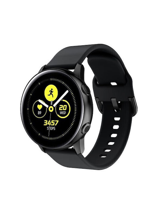 Λουράκι Σιλικόνης Μαύρο (Amazfit GTR 42mm)