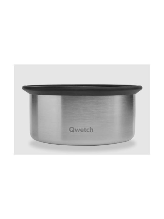 Qwetch Δοχείο Φαγητού Inox Θερμός Μαύρο 900ml