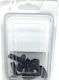 Black Screw 6x15mm Flat Head 6pcs/Set Vicma