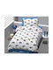 MayHome Pătură Pentru Copii Single Albastru Deschis 160x240 cm