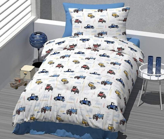 MayHome Kids Quilt Single Light Blue 160x240cm