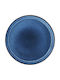 Bitz Plate Shallow Ceramic Blue with Diameter 27cm