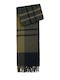 Men's Wool Scarf Black
