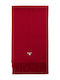 Lambswool Men's Wool Scarf Red