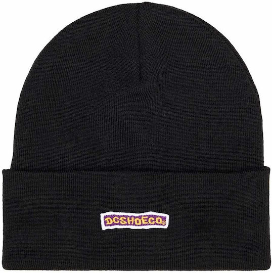 Patch It Beanie Unisex Σκούφος Πλεκτός σε Μαύρο χρώμα