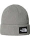 Salty Beanie Unisex Fleece Beanie Gestrickt in Gray Farbe