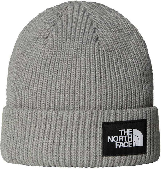 Salty Beanie Unisex Fleece Beanie Gestrickt in Gray Farbe
