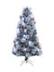 Weihnachtsbaum Höhe 120cm mit Faseroptik-Beleuchtung