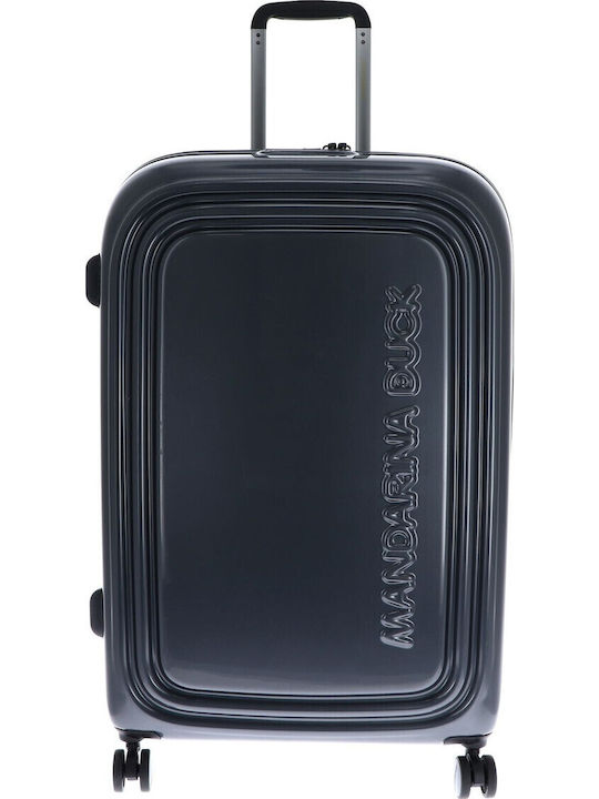 Mandarina Duck Logoduck Large Hard Suitcase Antracite with 4 Wheels Height 75cm