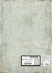 Decoupage Rice Paper Large Stamperia 50x70cm Ha...