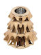 Atmosphera Christmas Gold Candlestick 8x7cm