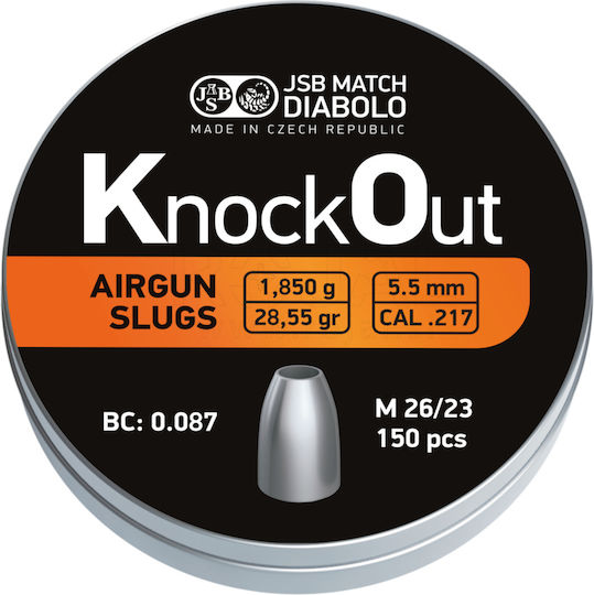Pellets Jsb Ko Slug 217 5.5mm 150 Stück 1,85g