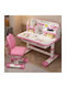 Kids Desk Pink 75.5x48.5x105cm