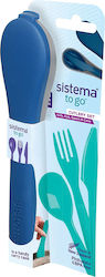 Sistema To Go Cutlery Set Μαχαιροπίρουνo 4τμχ