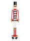 Fylliana Metal Christmas Nutcracker 110cm Multicolour