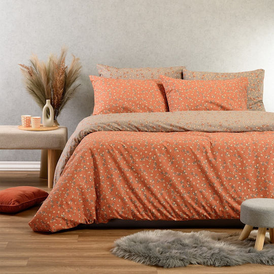 Melinen Сет Чаршафи 235x270см. Cesare Apricot 4бр