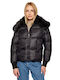 Jachetă de femei Puffer Black