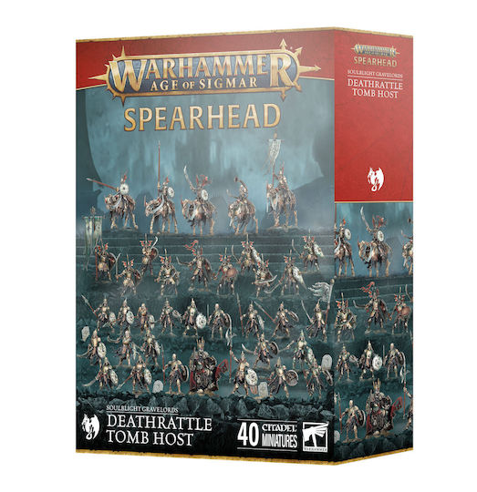Warhammer Age Sigmar Spearhead Soulblight Gravelords – Deathrattle Tomb Host 70-916