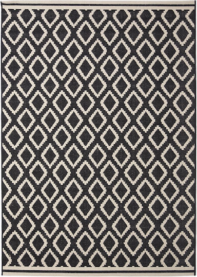Royal Carpet Flox 721K Χαλί Διάδρομος Καλοκαιρινό Ψάθινο Black 67x240cm