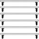 Menabo Bare de Acoperiș Aluminiu 140cm. pentru Volkswagen Artizan 2006-2017 (Set cu picioare)