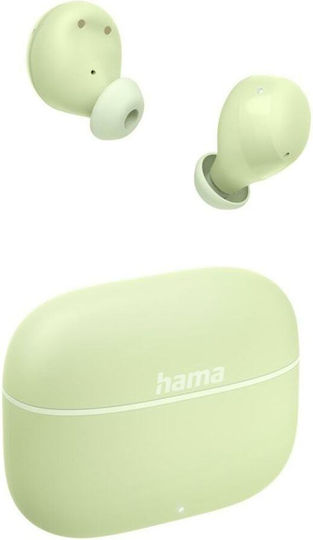 HAMA Freedom Buddy II In-ear Bluetooth слушалки за свободни ръце с калъф за зареждане, зелени