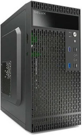 Delux J602 Midi Tower Κουτί Υπολογιστή Μαύρο