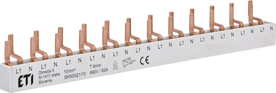 Bara De Autobuz 12 Module Tip Pin 2p 63a Skn0021 002921150 Eti