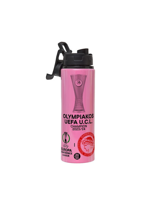 Koupakoupa Olympiakos Winner Uefa Europa Conference League Champion 2023/24 Water Bottle Aluminum 850ml