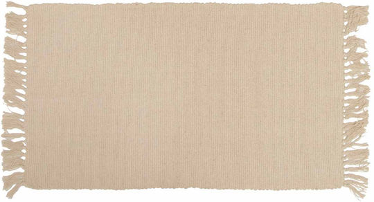 Viopros Ρίβα Βαμβακερό με Κρόσια 65x180cm Άμμος