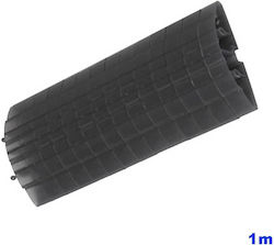 Αρθρωτό Κανάλι 1μ Caterpillar Καλώδια Μεγάλο Μαύρο 102x1,5cm 4 Στηρίγματα