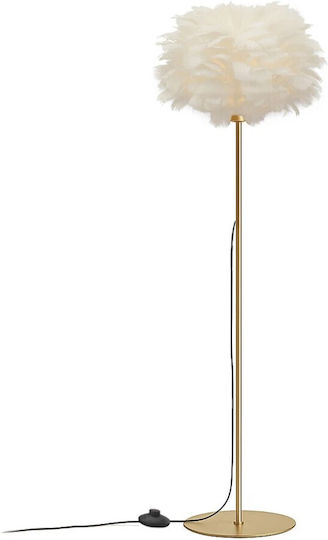 GloboStar Floor Lamp H150xW40cm. with Socket for Bulb E27 Beige