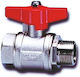 Ball Valve Switch 1/2" Full Bore Butterfly Male-Female Cimberio