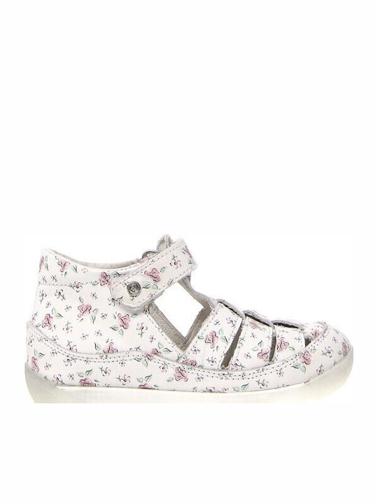 Leather Sandals Falcotto Flowers Anatomic Girl ...
