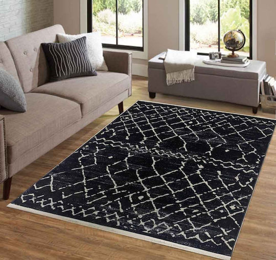 Rug Fireplace Rectangular Antrasit L.Grey