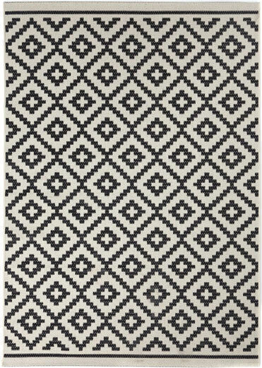 Royal Carpet Flox 721W Καλοκαιρινό Ψάθινο 200x285cm Black