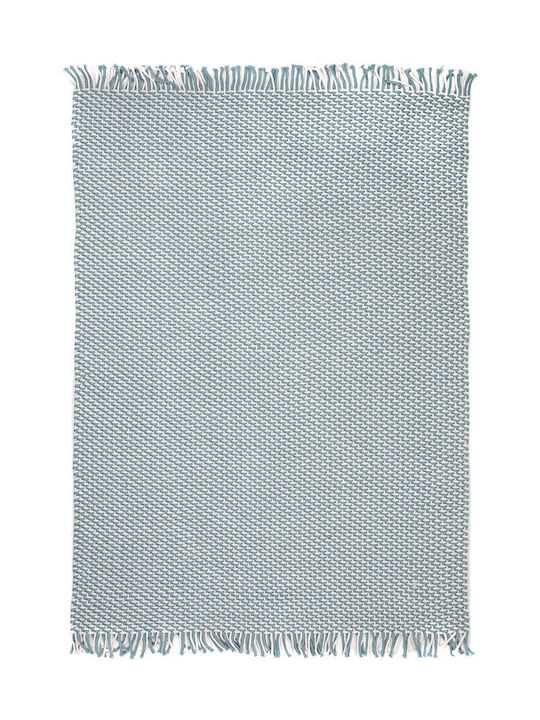 Royal Carpet Duppis OD2 Rug Outdoor Rectangular with Fringes OD2 White Blue