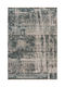 Beauty Home Rechteckiger Grauer / Petrol Wohnzimmer Teppich 160x230cm
