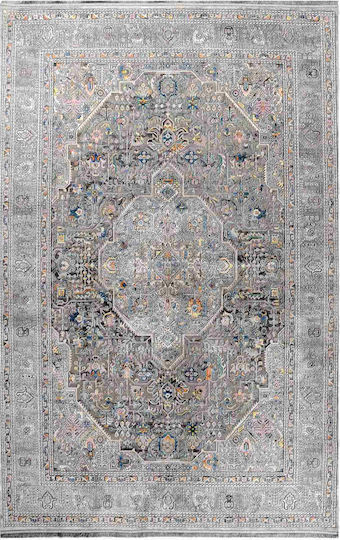 Tzikas Carpets 33511-095 Rug Rectangular with Fringes Quares