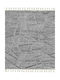 Madi Shard Teppich Rechteckig Synthetisch,Polyester/Cotton/Leather mit Fransen Grey