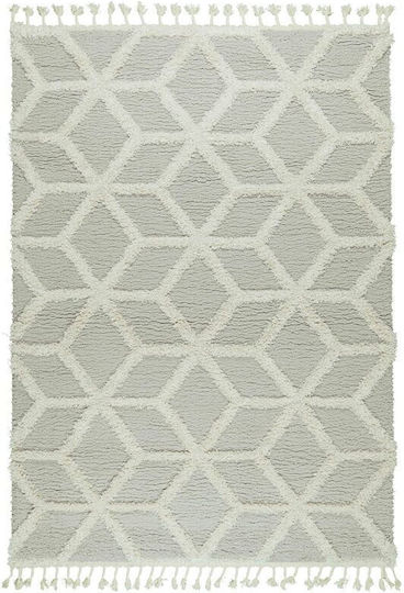Koulis Carpets Thick 757 με Κρόσια 165x230cm Grey / Cream