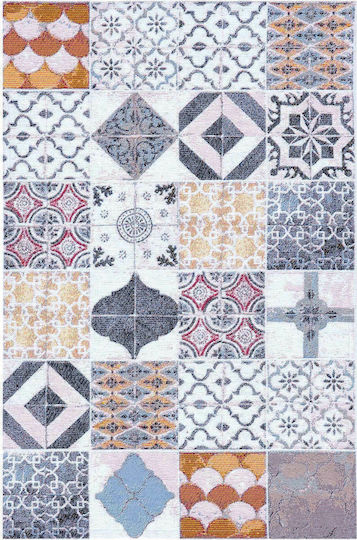 Klonaras 698W Anti-slip Rug Rectangular Summer Ibiza
