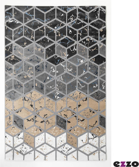 Ezzo Venice A165ACD Χαλί Ορθογώνιο Grey 160x230cm