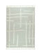 Koulis Carpets Thick 823 Teppich Rechteckig Synthetisch,Polyester/Cotton/Leather mit Fransen Grey / Cream