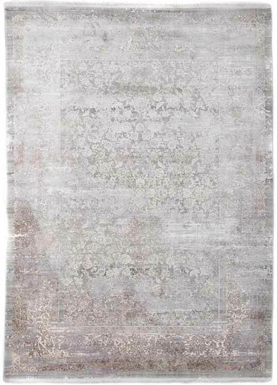 Royal Carpet Bamboo Silk 5987A Μεταξένιο 200x300cm Light Grey / Dark Beige