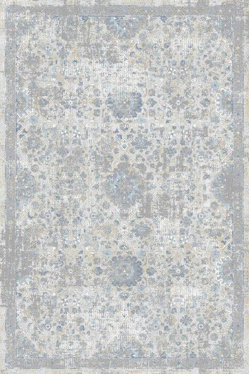 Klonaras Pearl 2089 Teppich Rechteckig Synthetisch,Polyester/Cotton/Leather Light Blue