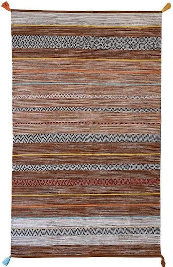 Newplan Kilim 6080 Ръчно изработен Противохлъзгащ Бежов