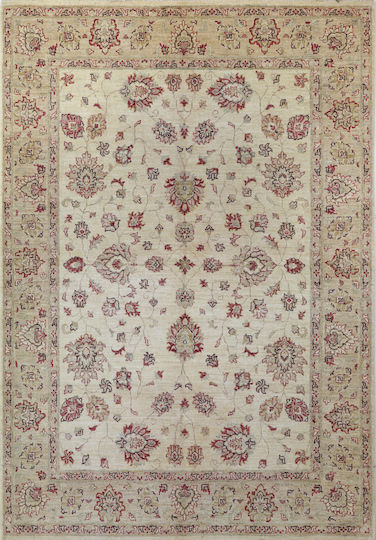 Klonaras Blox AL-2017 Teppich Rechteckig Synthetisch,Polyester/Cotton/Leather Beige